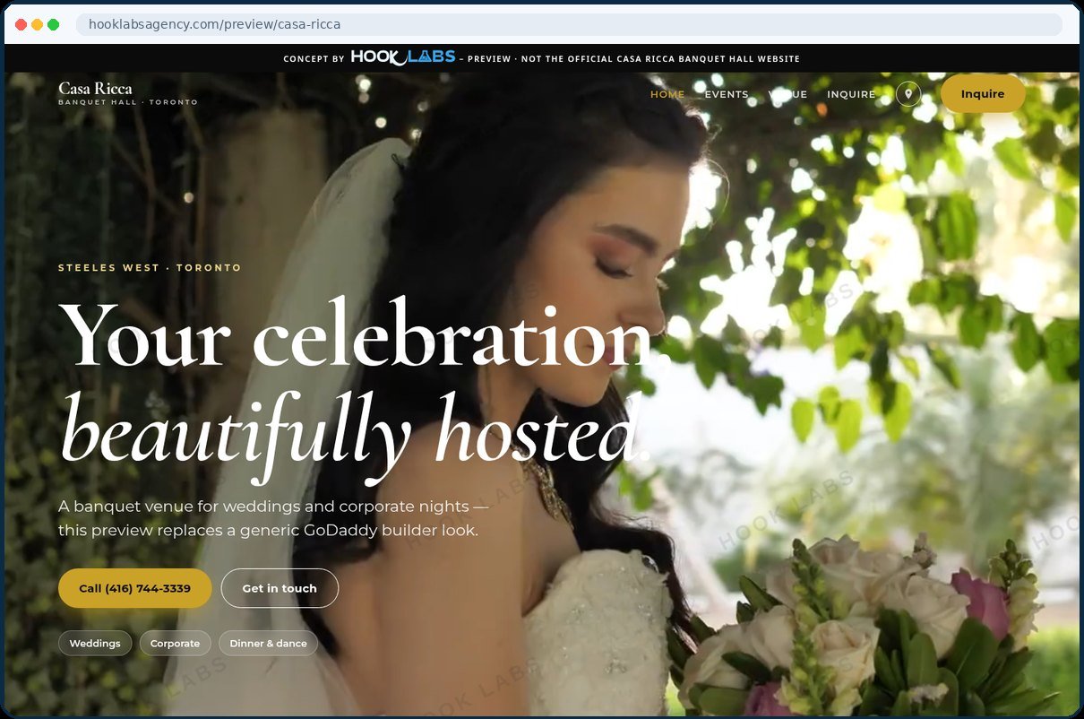 Casa Ricca website preview